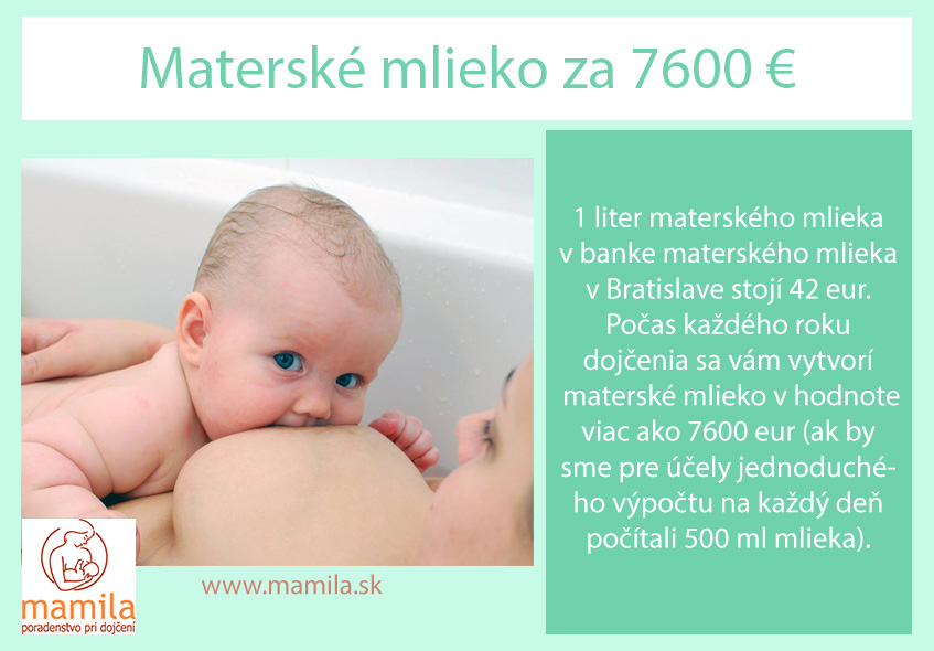 Mamila fakty o dojčení, hodnata materského mlieka